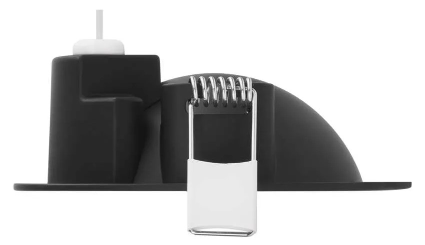 Vstavané svietidlo EMOS Geri 6,5 W, 10cm, 780lm, teplá-studená biela čierne LED SVIETIDLO GERI VES. KR 6,5 W 700LM IP20 CCT Č