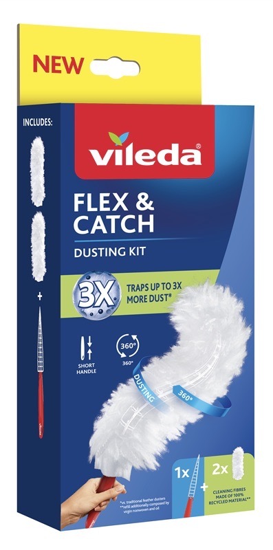 Krátka prachovka Vileda, ohybná hlavica