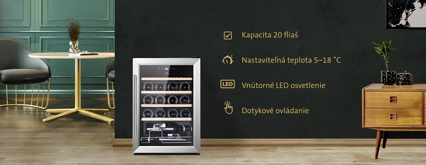 Vínotéka ETA 9531 90010G čierna Vínotéka ETA 9531 90010G čierna