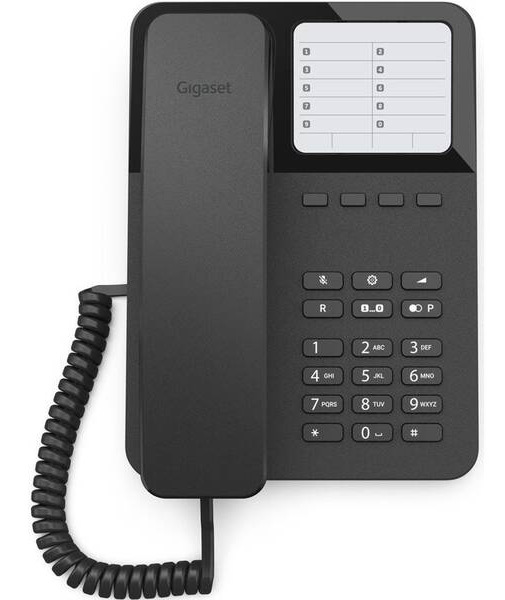 Domáci telefón Gigaset DESK 400 čierny