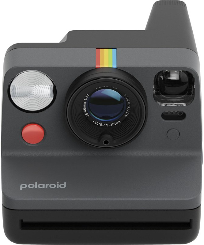 Instantný fotoaparát Polaroid Now 3. generácie, čierna farba