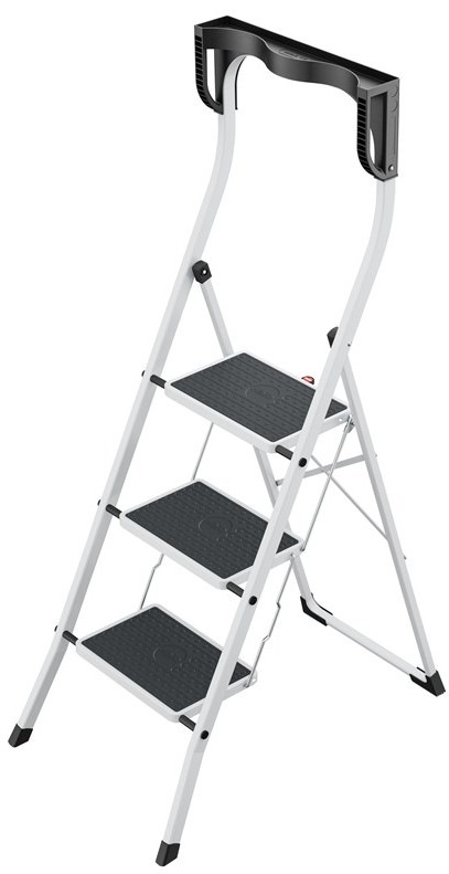 Oceľové skladacie schodíky HAILO K75 ComfortLine 3″ width=