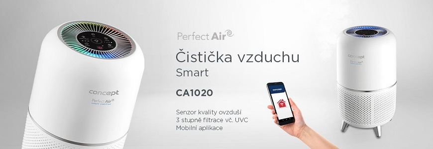 Čistička vzduchu Concept Perfect Air Smart CA1020 biela Čistička vzduchu Concept Perfect Air Smart CA1020 biela