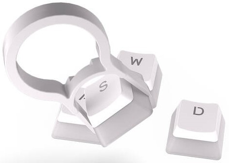 Klávesy ENDORFY PBT Pudding Onyx biele Klávesy ENDORFY PBT Pudding Onyx biele