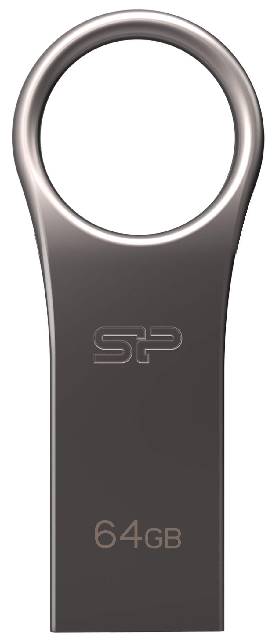 USB flashdisk Silicon Power Jewel J80 64 GB strieborný