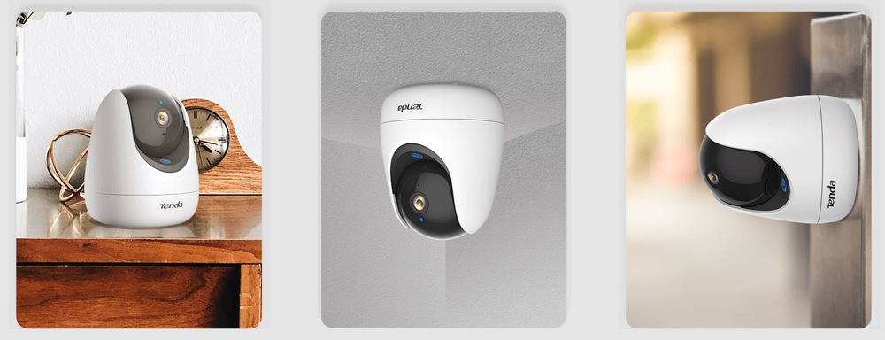 IP kamera Tenda RP3 Pro, rotačné, WiFi 6 biela