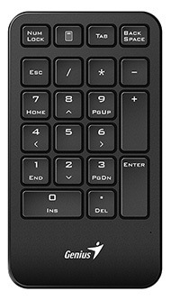 Klávesnica Genius NumPad 1000, numerická, bezdrôtová 2,4 GHz, copilot, USB čierna
