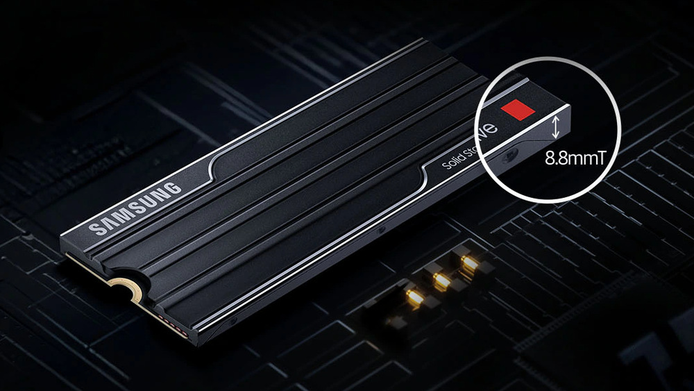 SSD Samsung 9100 PRO 1 TB with Heatsink PCIe 5.0 NVMe čierny SSD Samsung 9100 PRO 1 TB with Heatsink PCIe 5.0 NVMe čierny