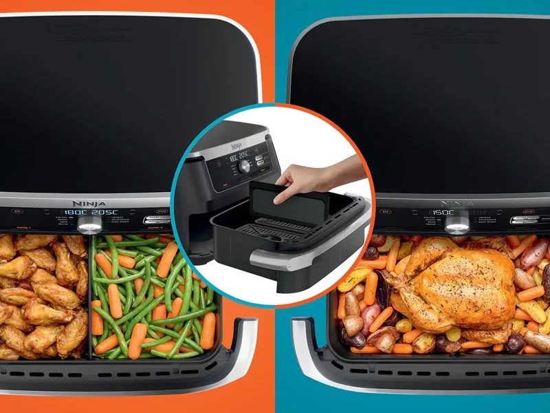 Fritéza teplovzdušná Ninja AF500EU Foodie MAX FlexDrawer 10,4 l čierna
