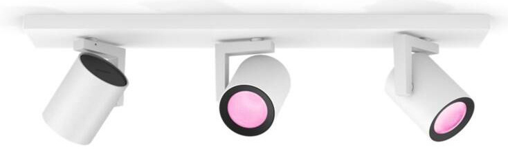 Bodové svietidlo Philips Hue Argenta White and Color Ambiance 3 Spot biele