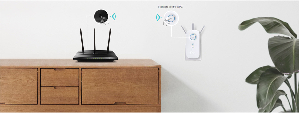 Wi-Fi extender TP-Link RE550 biely TP-Link RE550