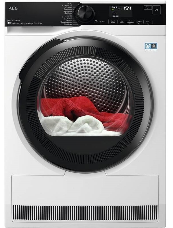 Sušička bielizne AEG AbsoluteCare® Plus 9000 ProSteam® TR939M4ZC biela