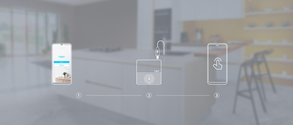 Hub TP-Link Tapo H200, šikovný húb s podporou kamier biely Hub TP-Link Tapo H200, šikovný húb s podporou kamier biely