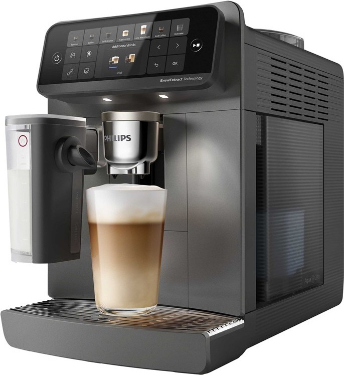 Automatický kávovar Philips Café Aromis 6000 Series LatteGo Pro, šedá farba