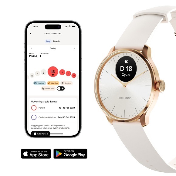 Inteligentné hodinky Withings Scanwatch Light 37 mm béžové Inteligentné hodinky Withings Scanwatch Light 37 mm béžové