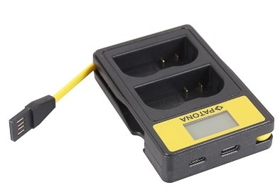 Nabíjačka PATONA Dual Nikon EN-EL15 s LCD, USB
