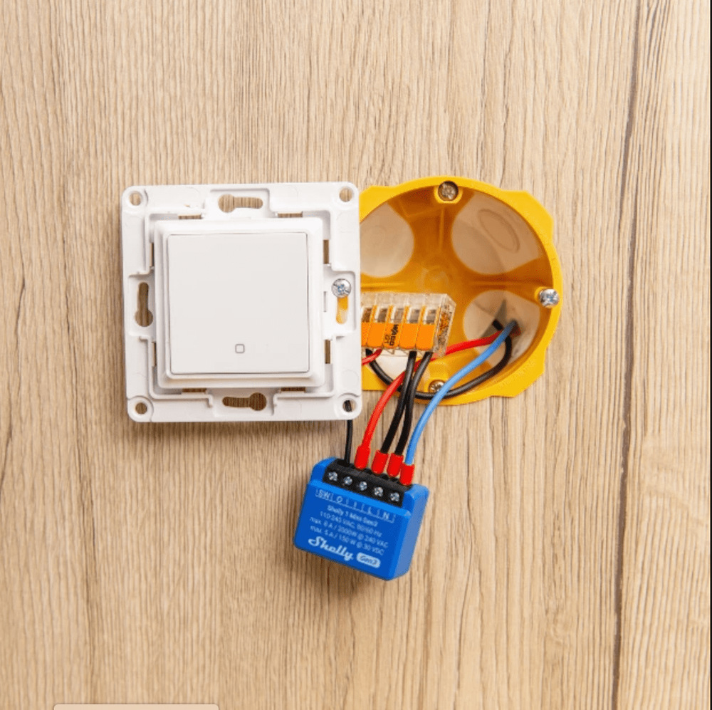 Modul Shelly Shelly Gen3 1 Mini, spínací modul, WiFi Modul Shelly Shelly Gen3 1 Mini, spínací modul, WiFi