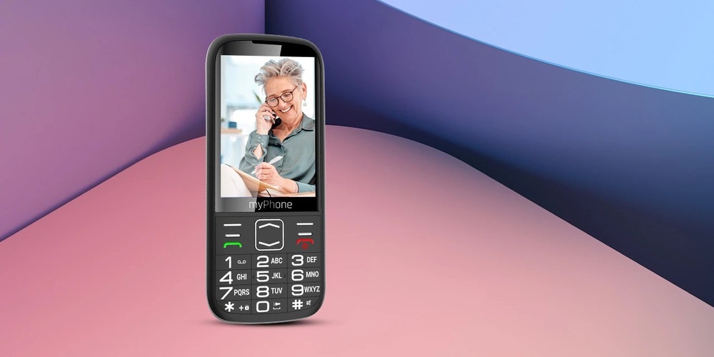 Mobilný telefón myPhone Halo 4 LTE Senior čierny myPhone Halo 4 LTE