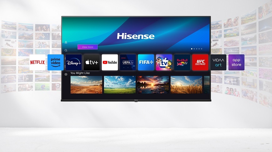 Televízia Hisense 85E7NQ, operačný systém VIDAA U