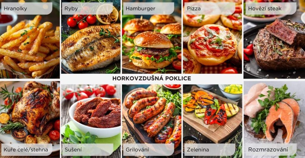 Multifunkčný tlakový hrniec Concept CK8000 COOKERY 11 v 1 čierny Multifunkčný tlakový hrniec Concept CK8000 COOKERY 11 v 1 čierny
