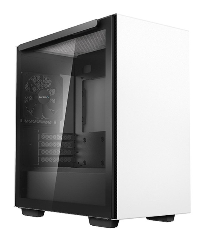 PC skriňa DeepCool MACUBE 110, biela farba.