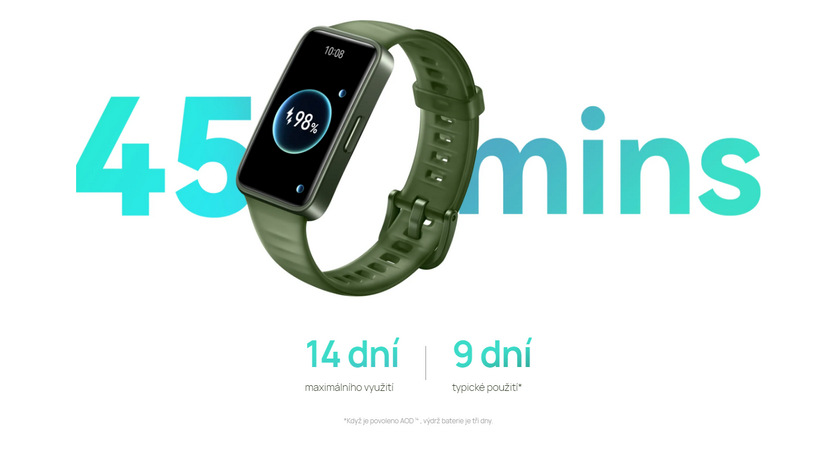 Fitness náramok Huawei Band 8 čierny
