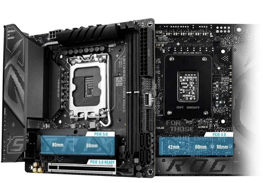 Základná doska Asus ROG Strix B860-I GAMING WIFI Základná doska Asus ROG Strix B860-I GAMING WIFI