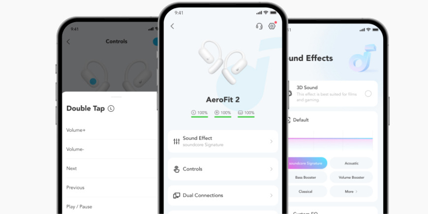 Slúchadlá Anker soundcore AeroFit 2 čierna Anker soundcore AeroFit 2, čierna