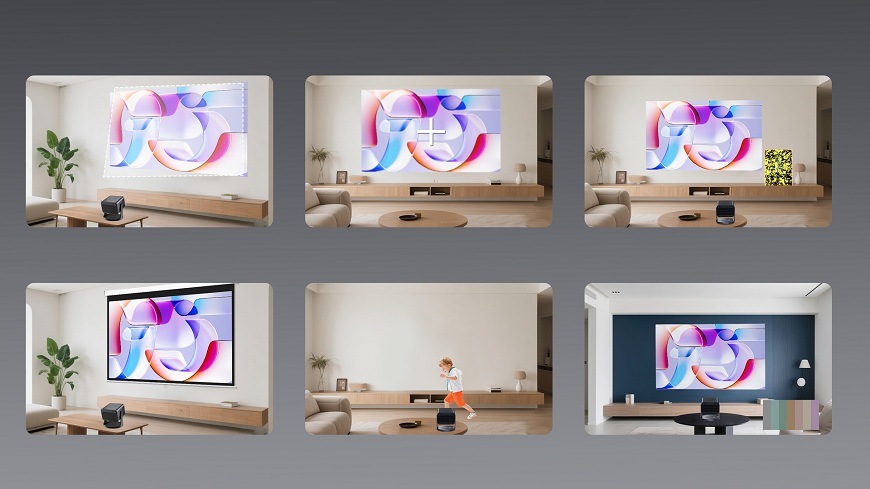 Laser TV Hisense C3 šesť situácií, na ktoré Laser TV Hisense C3 automaticky reaguje