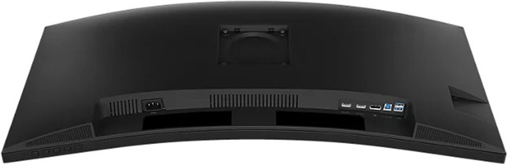 Monitor Philips 34B2N3500C čierny Zadný pohľad na monitor Philips 34B2N3500C s konektormi a podporou VESA uchytenie