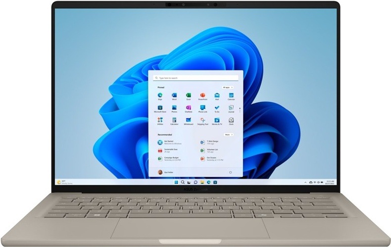 Notebook Asus Zenbook A14, béžová farba