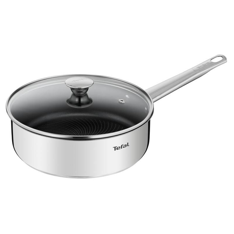 Panvica Tefal Cook Eat B9223205, 24 cm, pokrievka nerez „Pánev