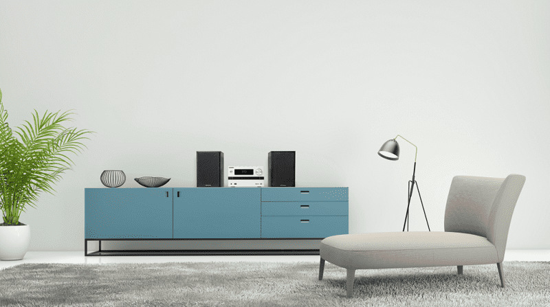 Mikro HiFi systém KENWOOD M-720DAB čierny/strieborný Mikro HiFi systém KENWOOD M-720DAB čierny/strieborný