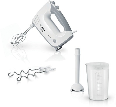 Ručný šľahač Bosch MFQ36440 sivý/biely