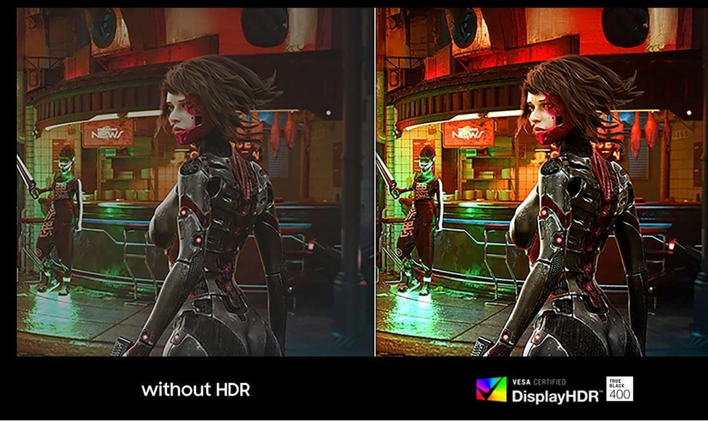 Herný monitor Samsung Odyssey G7 (G73SH) čierny Samsung Odyssey G7 (G73SH) podporuje technológiu VESA DisplayHDR True Black 400″ width=