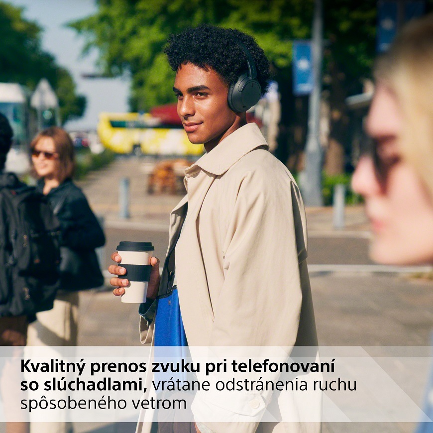 Slúchadlá Sony WH-CH720N čierna Sony WH-CH720N, čierna, technológia ANC