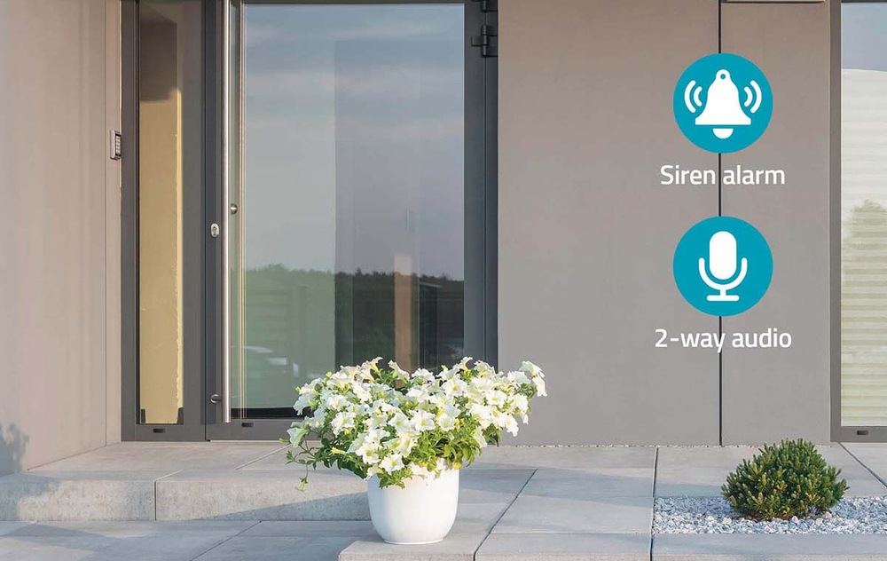 IP kamera Nedis SmartLife vonkajšie, Wi-Fi, Full HD, so svetlom čierna IP kamera Nedis SmartLife vonkajšie, Wi-Fi, Full HD, so svetlom čierna