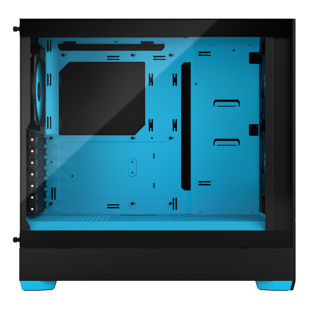 FRACTAL DIZAJN Pop Air RGB Cyan Core Tempered Glass Clear Tint