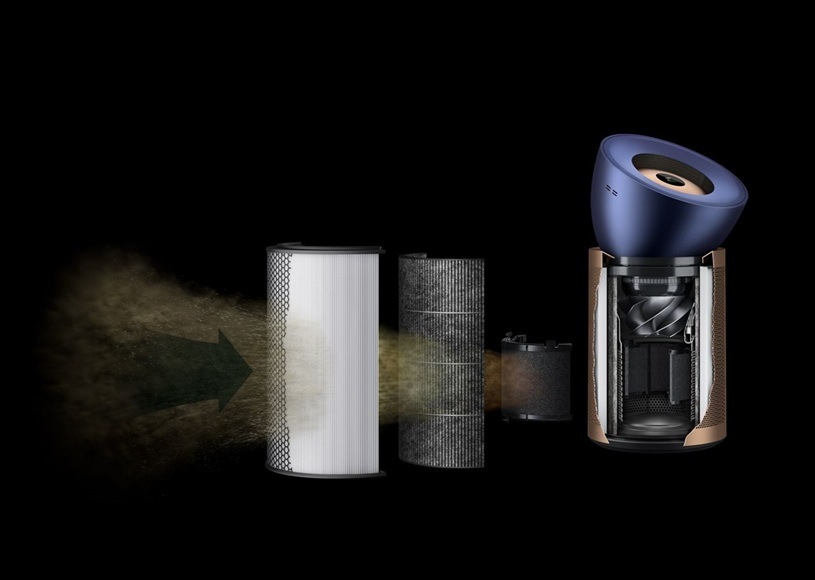 Čistička vzduchu Dyson Purifier Big+Quiet Formaldehyde BP04 modrá/medená