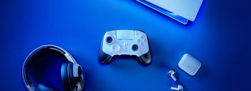 Gamepad Razer Wolverine V2 Pro (PlayStation Licensed) biela farba