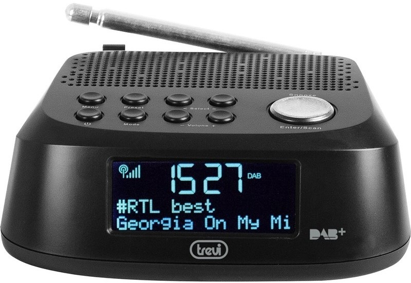 Rádiobudík Trevi RC 80D4, DAB+ čierny