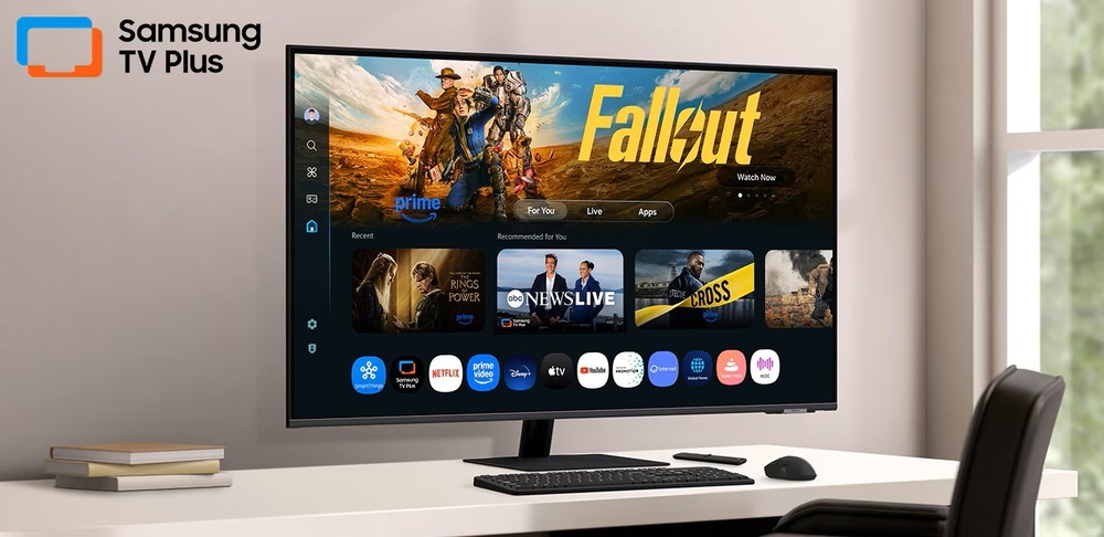 Monitor Samsung Smart Monitor M čierny S aplikáciou Smart TV máte na monitore Samsung Smart Monitor M7 k dispozícii bohatú ponuku aplikácií