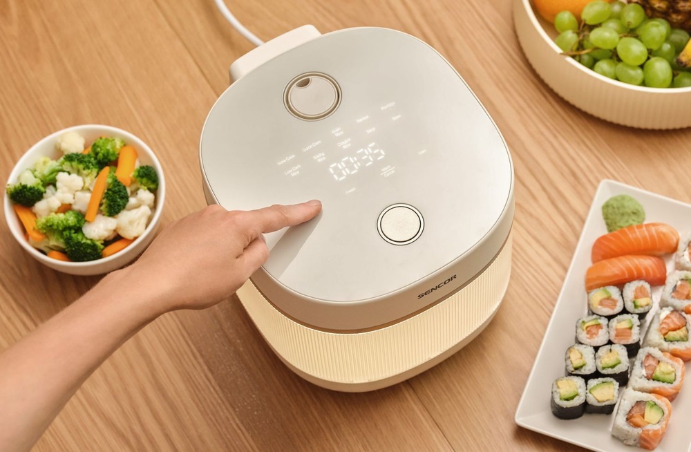 Ryžovar Sencor SRM 2000WH Low Carb Ovládanie ryžovaru Sencor SRM 2000WH Low Carb