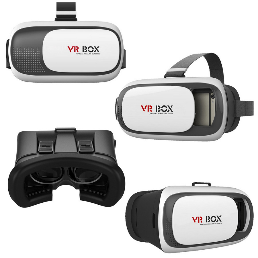 Okuliare pre virtuálnu realitu Aligator VR BOX2 čierne/biele Okuliare pre virtuálnu realitu Aligator VR BOX2 čierne/biele