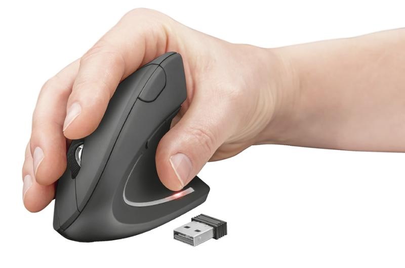 Myš Trust Verto Ergonomic Wireless čierna