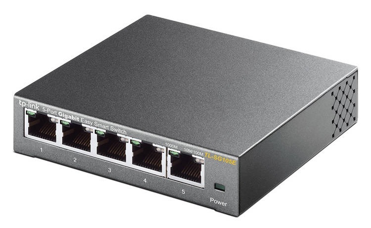 Switch TP-Link TL-SG105E sivý Switch TP-Link TL-SG105E sivý