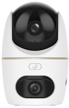 IP kamera Dahua H5D-3F, vnútorná, Wi-Fi, 5+5 Mpix, objektív 3,6 mm, IR až 30 m - biela