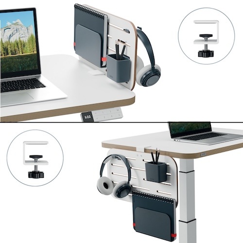 Organizér Leitz Ergo Small Pegboard Desk biely „“