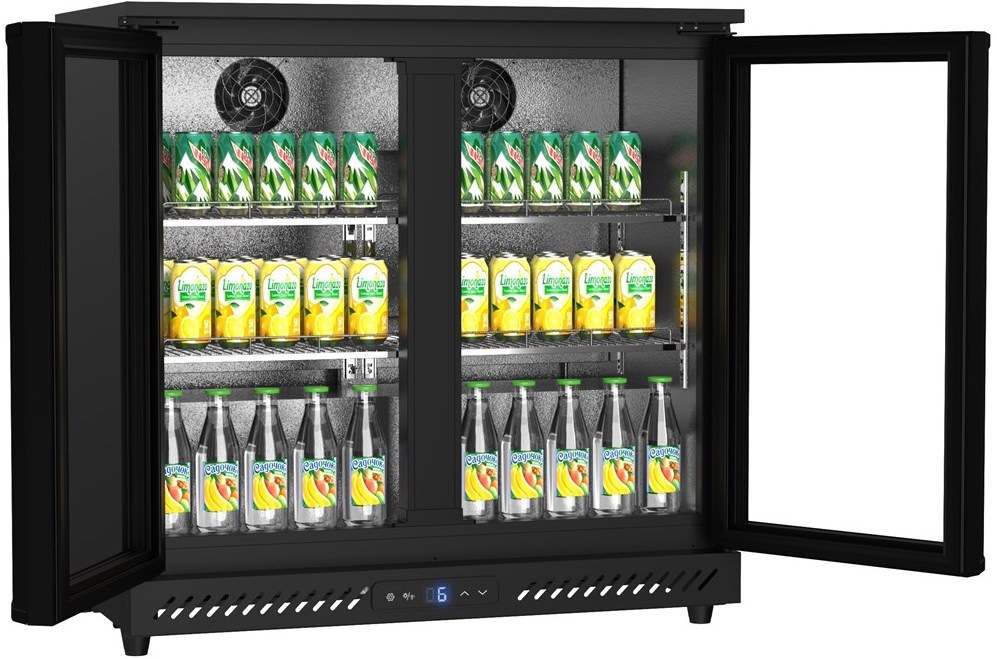 Chladiaca vitrína Guzzanti GZ 210G čierna Chladiaca vitrína Guzzanti GZ 210G čierna