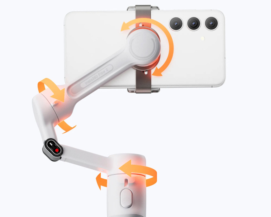 Stabilizátor Insta360 Flow 2 Standard Bundle biely Insta360 Flow 2 Standard Bundle, biela